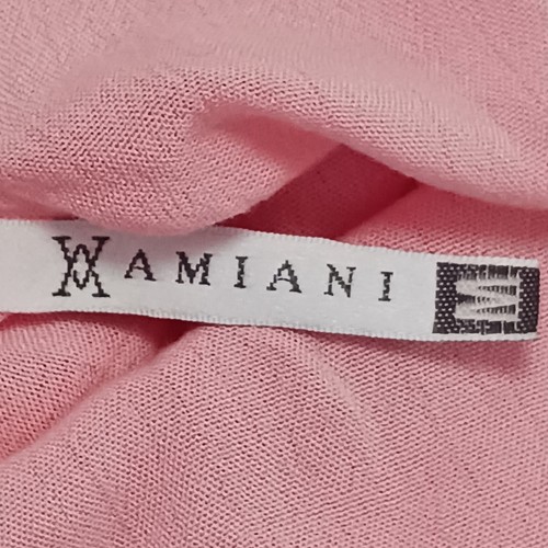 Amiani Maxi Dress Lace Pink Crochet Med Lightweight Rayon Resort Wear - Picture 6 of 11