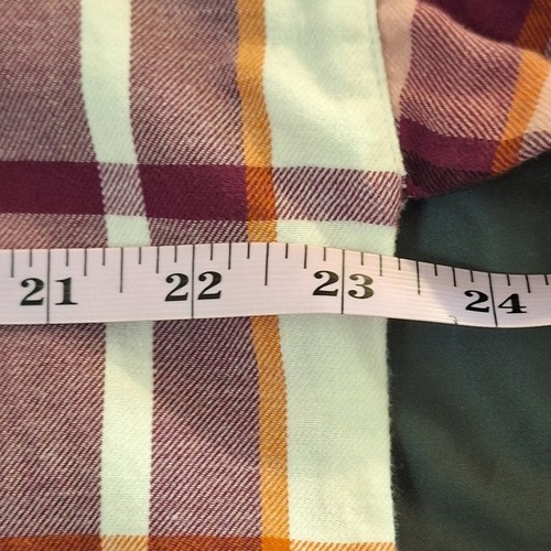 Old Navy Boyfriend Shirt Women's Large Plaid Flannel Classic Cozy Comfy Outdoor - Picture 4 of 6