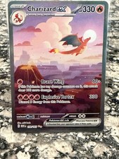 Pokémon Charizard ex 199/165 Sv: Scarlet & Violet 151 Holo NM