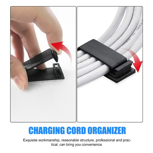 20 Pcs Siège De Fixation Câble Support Stockage Organisateur Cordon D'écouteur