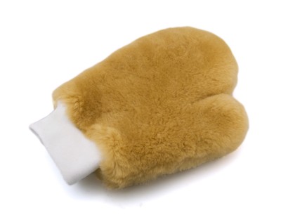 flexipads ~ Soft Merino Lambs Wool Finger Mitt Waschhandschuh 40710