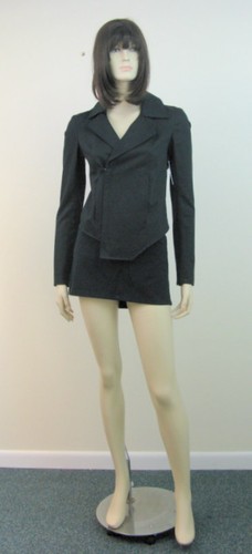 Helmut Lang Black Cropped Motorcycle Jacket  P 0  - Picture 2 of 7