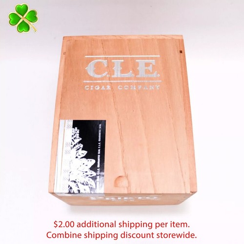 C.L.E. Prieto Empty Wood Cigar Box 6.5" x 5.25" x 4.25" - Picture 1 of 10