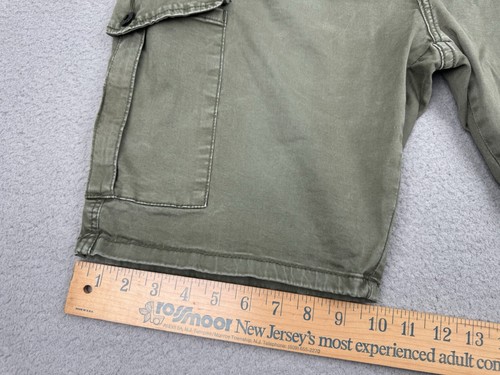 PRPS GOODS CO. CARGO SHORTS Mens 40 Army Green Stretch Outdoors Casual - Picture 6 of 14