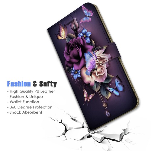 Art Personalised Name Wallet Case Cover for Samsung S25 S24 S23 S22 Ultra Plus - Picture 35 of 52