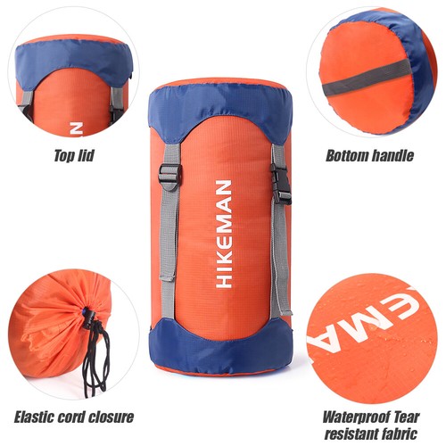 Waterproof Compression Stuff Sack Camping Storage Bag Outdoor Sleeping Bag - Picture 12 of 20