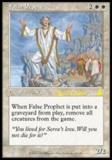MTG False Prophet - Foil - Prerelease Promo, Moderate Play, English Promo: Prere