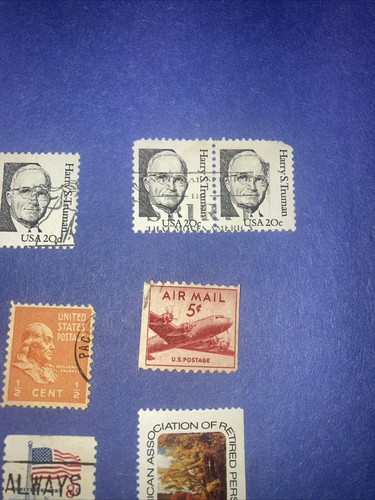 14 Used Vtg. USA Presidents Stamps MNH/Cancelled, 1933-1999. $1 Ships. A DEAL! - Picture 5 of 12