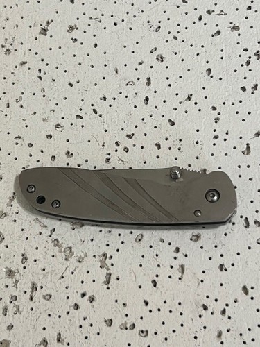 Winchester Stainless Steel Silver Folding Pocket Knife Lock Plain Serrated Edge— - Picture 9 of 11