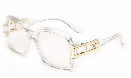 Rapper Hip Hop DJ Brille klare Linse übergröße klare Linse Brille quadratisches Glas - Bild 6 von 7