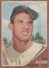 1962 Topps - Bob Allison #180