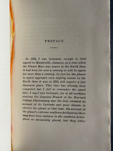 Mars am nächsten, von George Hall Hamilton - 1925 - extrem seltenes Antq-Buch - Bild 6 von 12