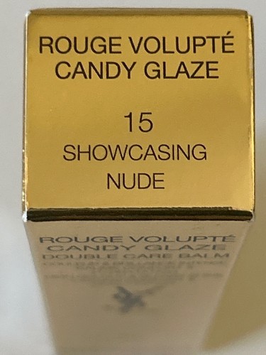 Yves Saint Laurent Candy Glaze Lippenbalsam 15 Showcasing Nude 0,11oz/3,2g Neu im Karton - Bild 7 von 11