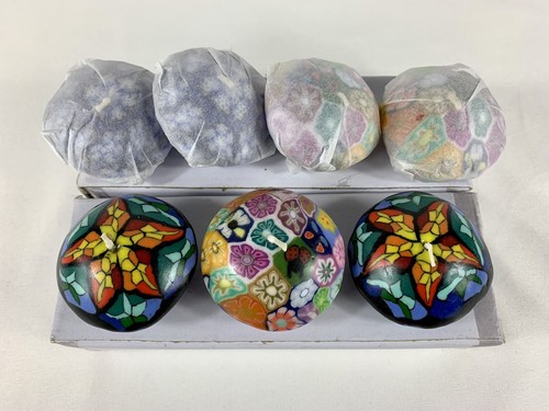 NEW (Open Box) OTC Lot Of 15 Floating & Mosaic Painted Multiple Design Candles - Picture 4 of 10