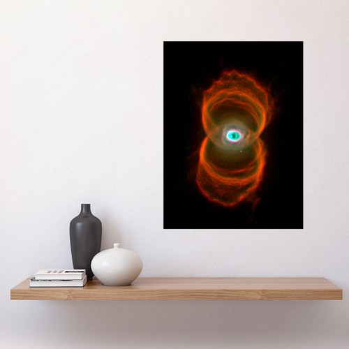Hubble Space Telescope Planetary Nebula Mycn18 Hourglass Wall Art Print 18X24" - Bild 2 von 5