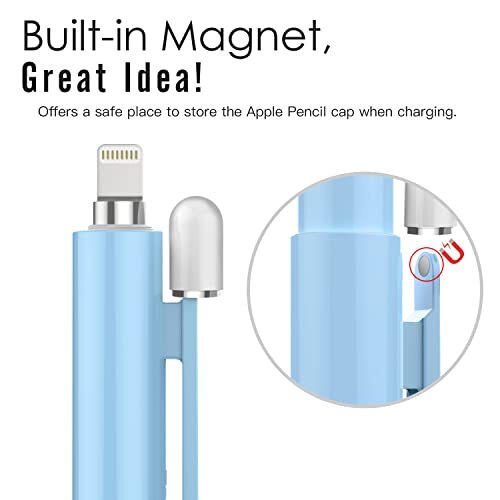 Holder Case Fit Apple Pencil 1st Gen, Retractable Tip Cap Fit New iPad 10th - 第 6/6 張圖片