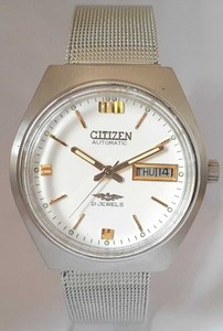 Vintage-Citizen-Automatic-Movement-No-8200-Gold-Plated-Japan-Made-Men-s-Watch