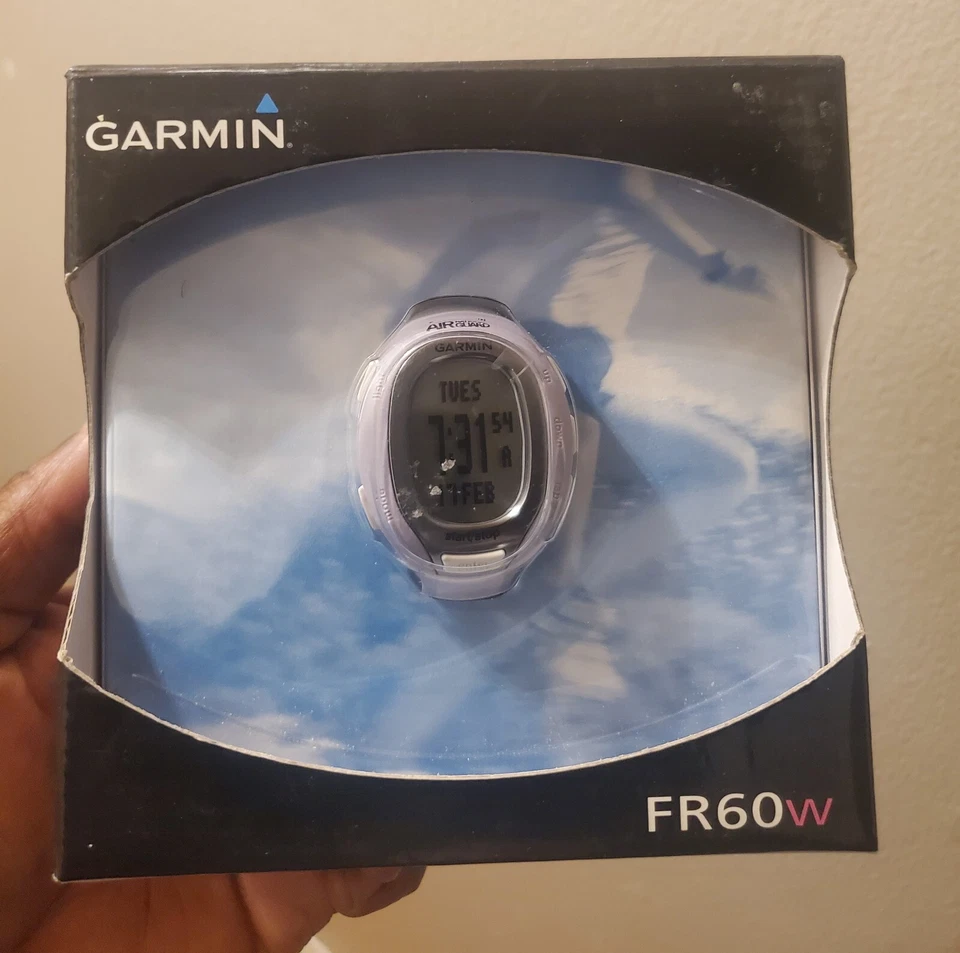 New Garmin FR60w /ANT+ USB Stick Sport Heart Rate Monitor Watch Lilac 2008 - Image 3 of 4