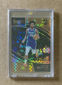 MARVIN BAGLEY 2018-19 PANINI SELECT #38/60 Copper Courtside Prizm #219 Rookie RC