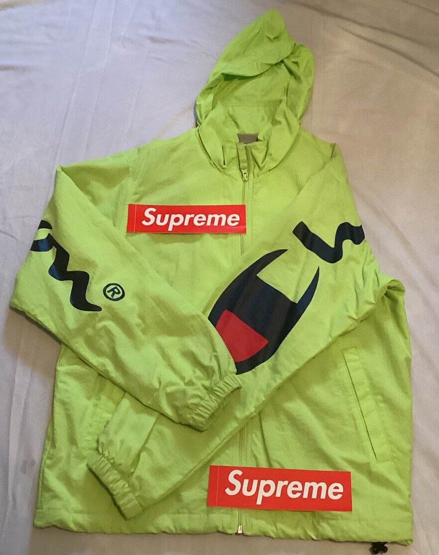 Supreme Champion Track Suit Collab. Neon Green Size Med Supreme Champion Track Suit Collab. Neon Green Size Med