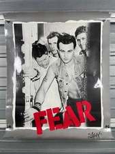 FEAR 1982 Punk Poster Promo Vintage SLASH RECORDS Magazine 80s Lee Ving