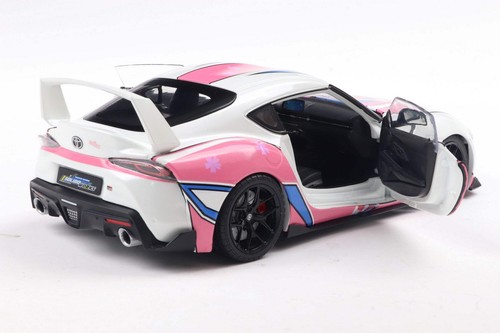 Solido 2024 Toyota GR Supra A90 Itasha White and Pink 1:18 S1809008 - Picture 11 of 11