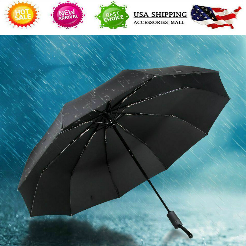 Windproof Travel Umbrella Mickey Mouse Compact Folding Umbrella Automatic Open//Close