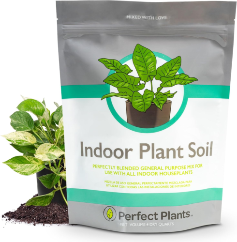 Indoor Plant Soil 4Qt | Perfectly Balanced Potting Mix | Gardening Substrate for - Picture 10 of 12