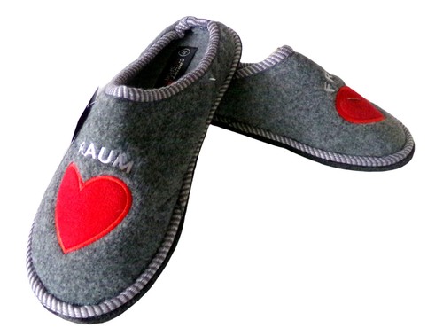 Damen Pantoffeln Puschen Hausschuhe Filz Filzpantoffeln Filzsohle warm Gr. 36-42 - Bild 5 von 11