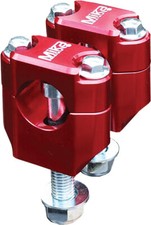 MIKA METALS 1968 Dt1 Yamaha BAR CLAMPS RUBBER MOUNTED 1-1/8" RED RED MK-RE-118