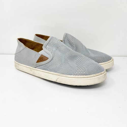 Olukai Womens Pehuea 20271-PG20 Gray Slip On Casual Shoes Sneakers Size 7.5 - Picture 10 of 12