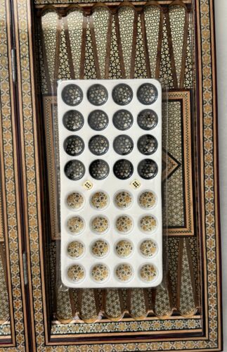 very beautiful Backgammon, Luxury Persian Khatam Backgammon HANDMADE Wooden - Picture 3 of 5