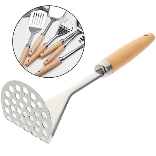 1PC Manual Fruit Masher Stainless Steel Potato Masher Potato Pressing Tool - Picture 4 of 12