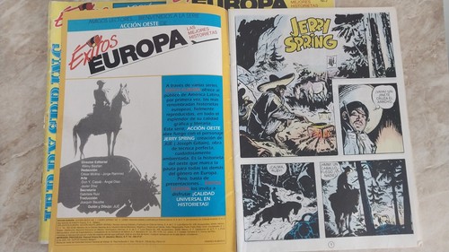 Lot of 3 vintage Jerry Spring comics Exitos Europa Mexican version in Spanish - Picture 3 of 4