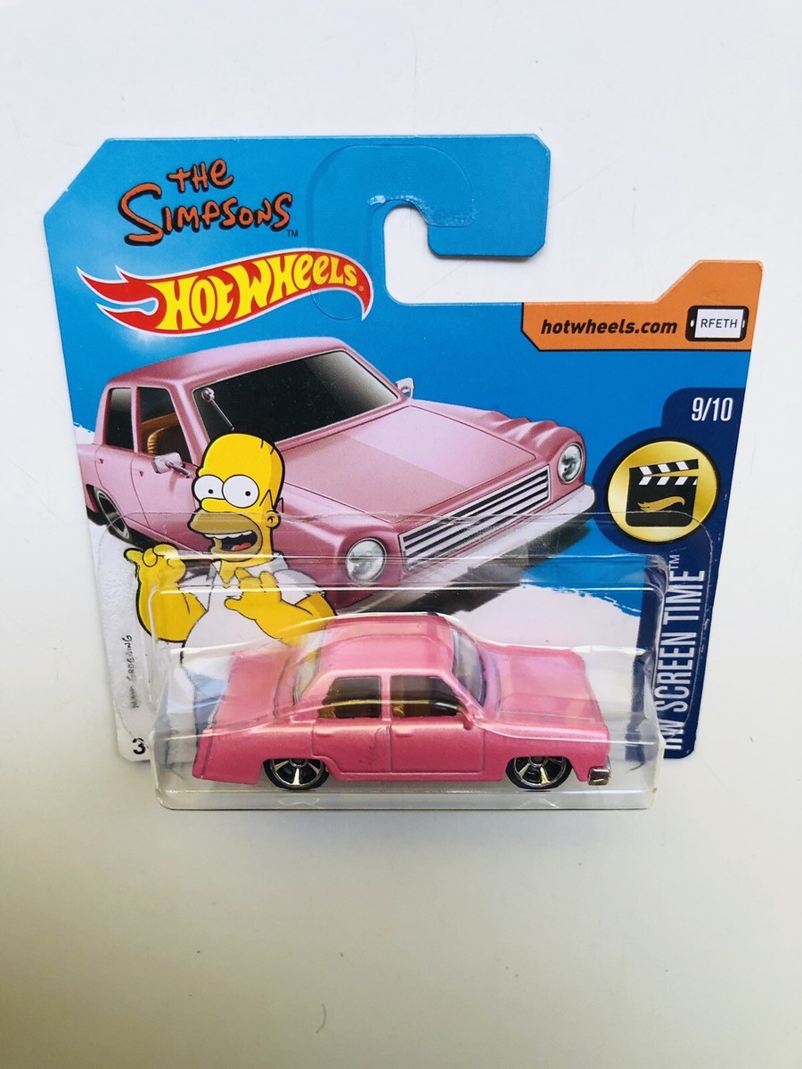 2016 Hot Wheels The Simpsons Family Car HW SCREEN TIME Short Card