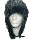 Faux Fur Blue Men's Trapper Hat