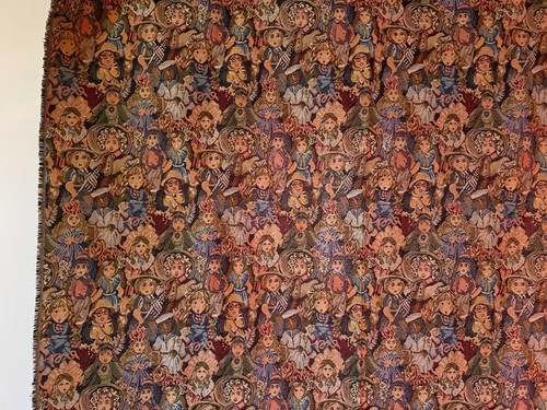 Tapestry Fabric Approx. 59" wide x 89" long - Picture 2 of 5