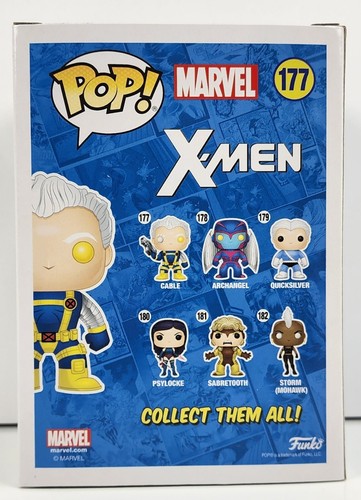 Funko Pop X-men Cable #177 Marvel Comics Vinyl Figure Bobblehead  - Picture 4 of 7