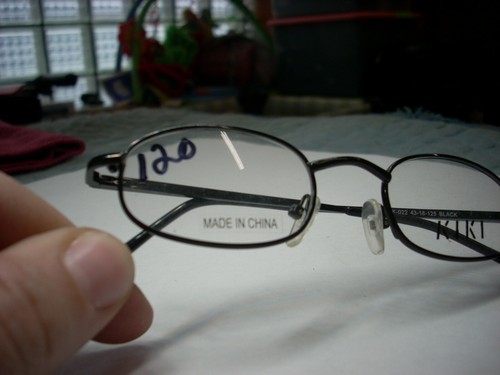 KIKI #K-022 UNISEX KID/ JUNIOR'S BLACK METAL EYEGLASS FRAMES 43-18-125 LOOSE(VB) - Picture 8 of 11