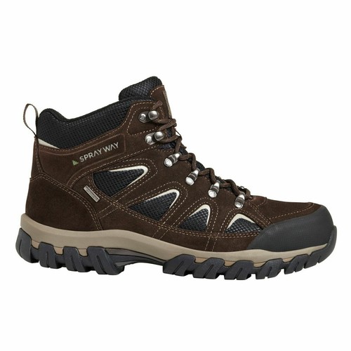 Botas para caminar Sprayway para hombre Mull Media gamuza hidroseca impermeables trekking Reino Unido7-12 - Imagen 3 de 10