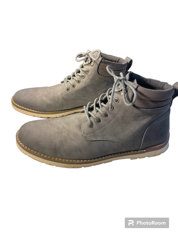 Chukka Boots Motorcycle Vostey Men's Casual Hiking Boot for Men Size 12