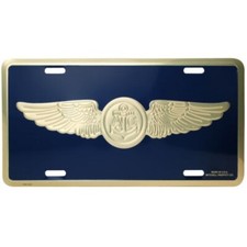 NAVY NAVAL AIR CREW AC AIRCREW LOGO LICENSE PLATE