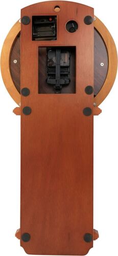 Bedford OLIVIA 24.5" Cherry Wood Chiming Swinging Pendulum Wall Clock w 4 Chimes - Picture 5 of 7