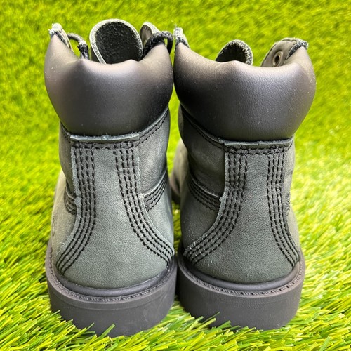 Timberland Premium 6 Inch Boys Size 11.5C Black Outdoor Waterproof Boots Shoes - Picture 6 of 10