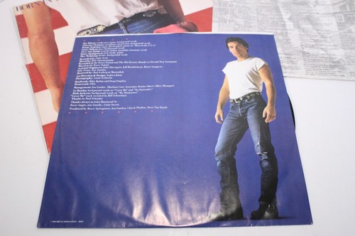 Bruce Springsteen 1984 Born In The USA Record 33 RPM 12" Vinyl LP Columbia - Picture 8 of 12