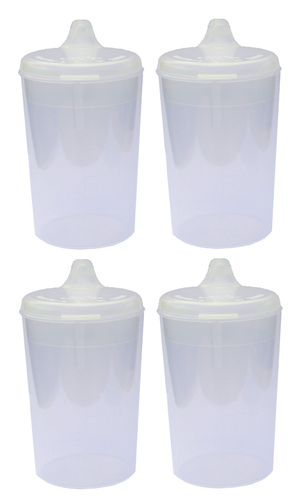 Plastic Feeding Cup narrow SPOUT Adult Feeder Beaker Hospital Mug Disability AID - Picture 5 of 7