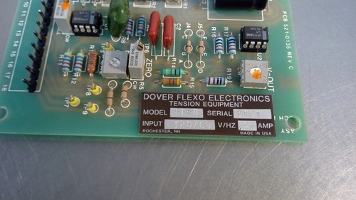 Dover Flexo Electronics - TI-8 - Tension Equipment Control Board 3D-27 - Picture 3 of 5