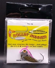 Blakemore Road Runner 1/4oz Rollin' Runner Pink Jig Gold Blade