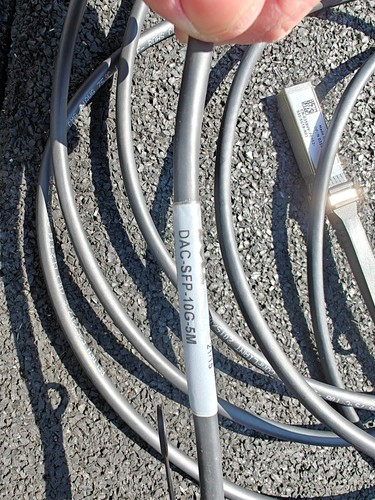 Dell EMC DAC-SFP-10G-5M SFP+ Direct-Attach Twinax Cable 5m 0358VV - Afbeelding 3 van 3