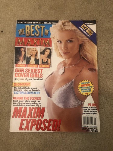 2002 Maxim Magazine The Best Of Maxim Victoria Silvstedt Used - Picture 1 of 2
